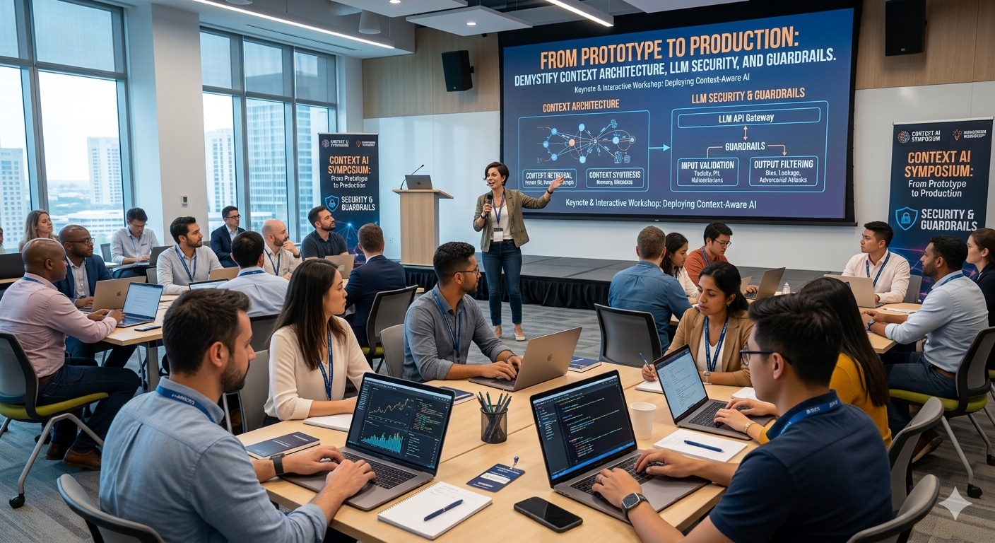 From Prototype to Production: Demystify Context Architecture, LLM Security, and Guardrails.